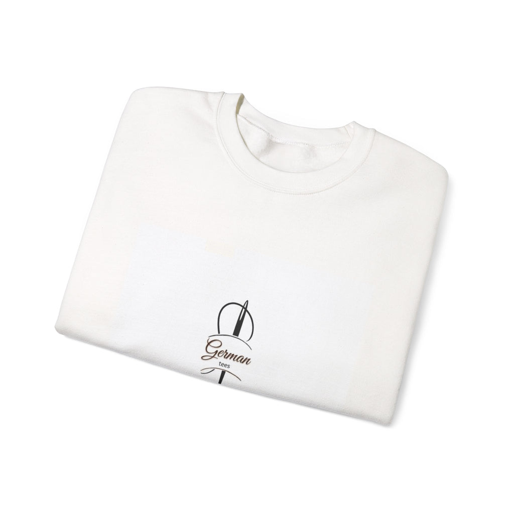 Crewneck Sweatshirt - Dagger & Script "Grimoire" Minimal Tattoo Design