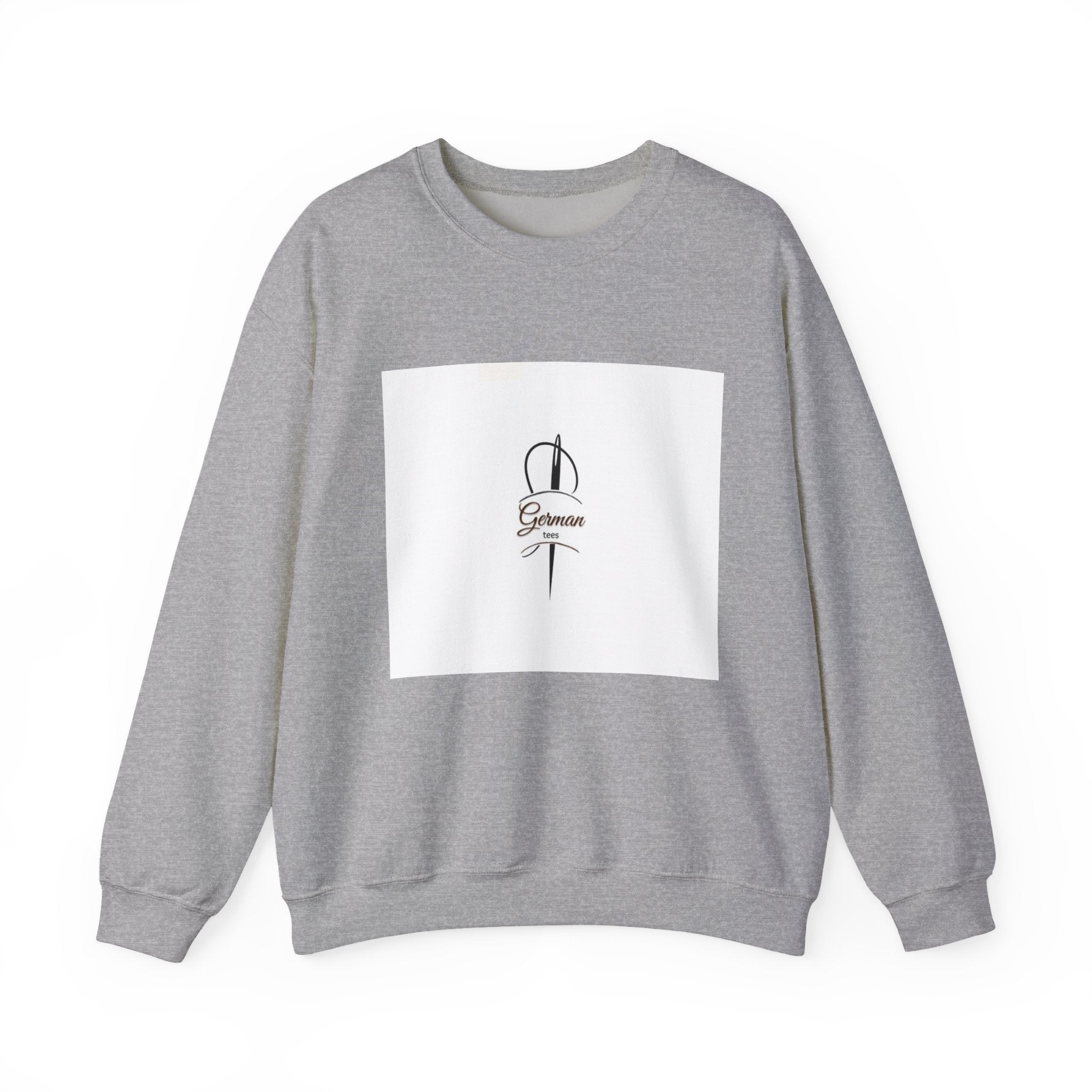 Crewneck Sweatshirt - Dagger & Script "Grimoire" Minimal Tattoo Design