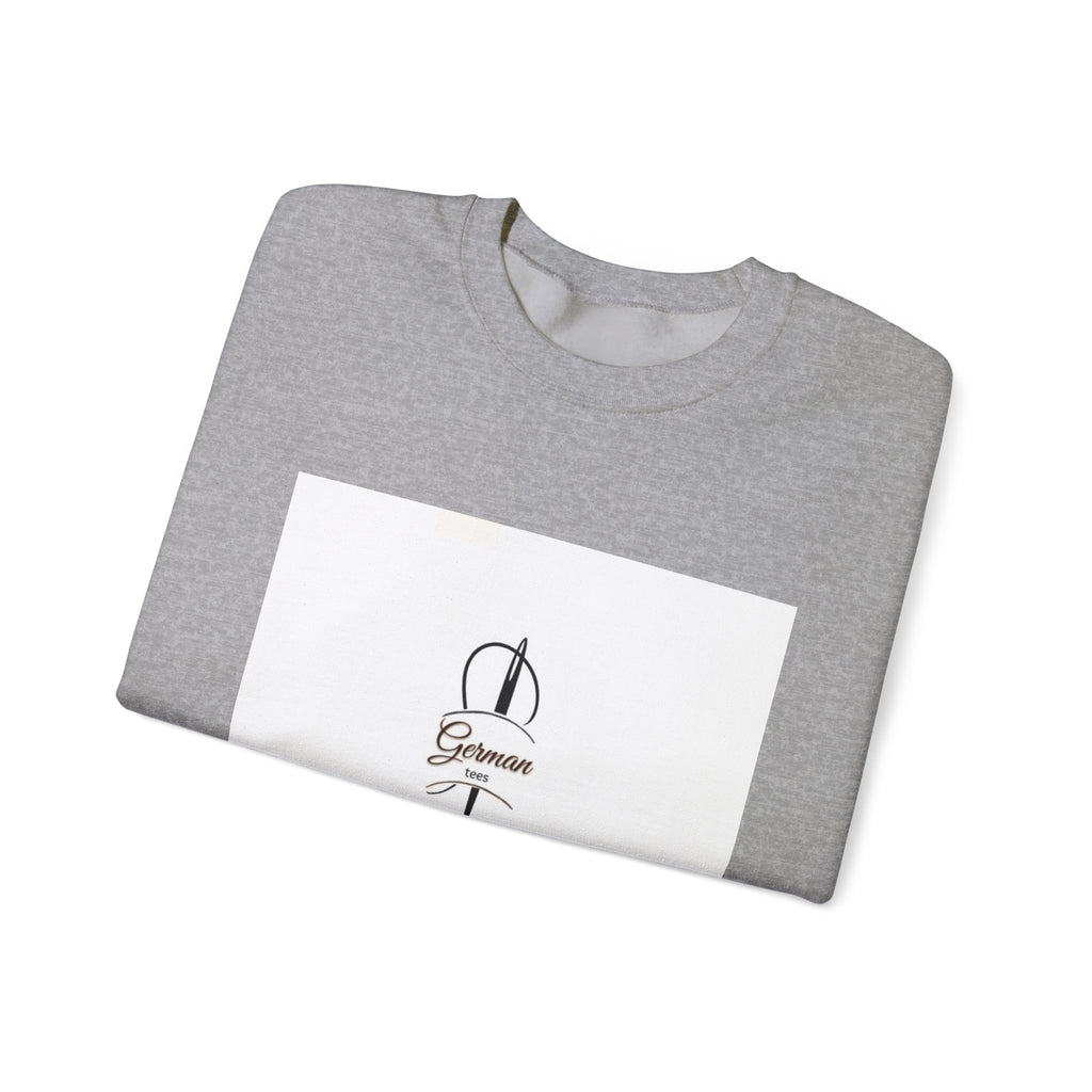 Crewneck Sweatshirt - Dagger & Script "Grimoire" Minimal Tattoo Design