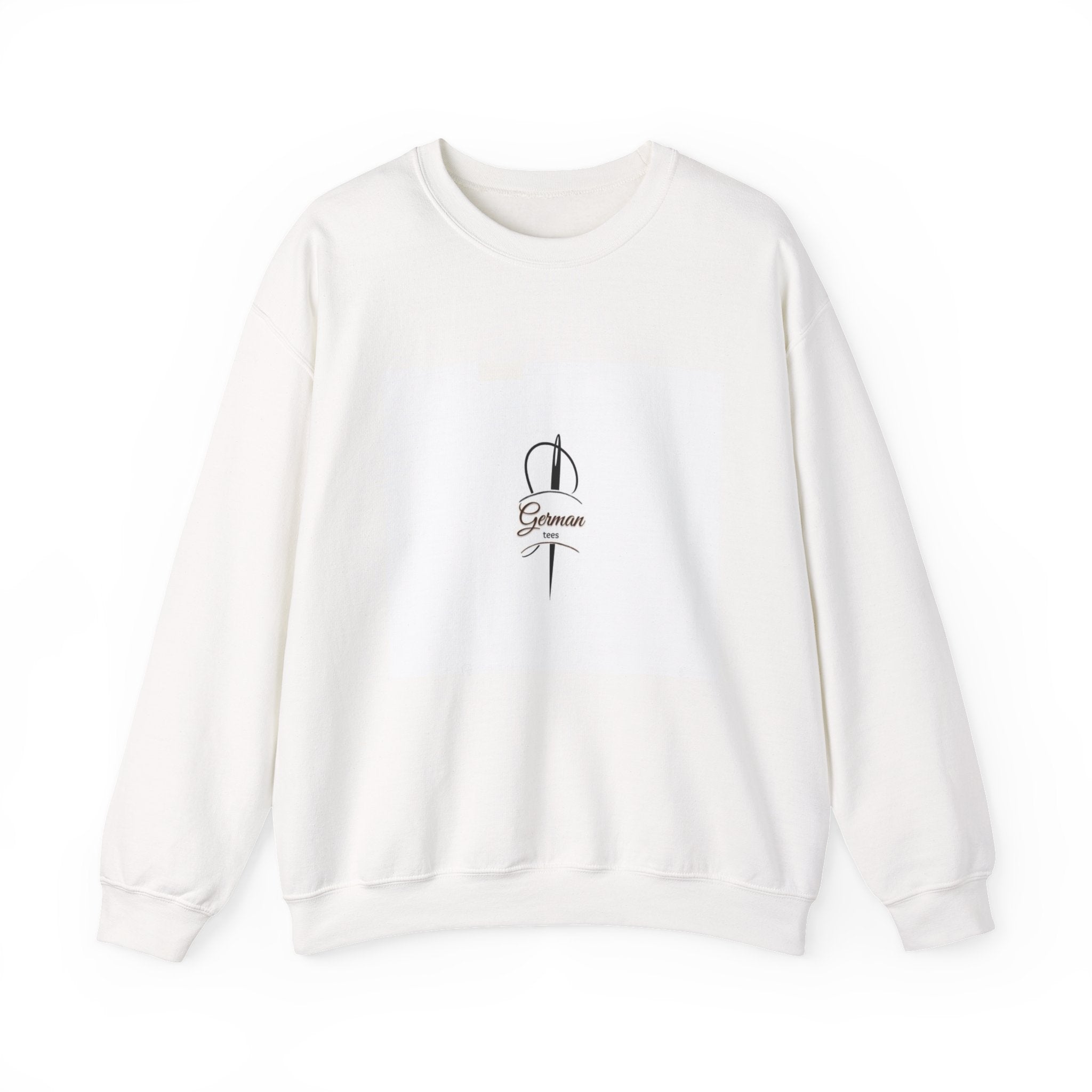 Crewneck Sweatshirt - Dagger & Script "Grimoire" Minimal Tattoo Design